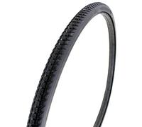 1 pneu pour fauteuil roulant 24 x 1 3/8, noir, anti-crevaison, entièrement en polyuréthane, profil bloc, compatible avec de nombreux fauteuils roulants standard