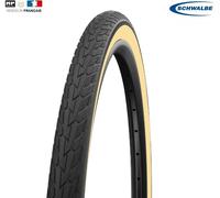 1 Pneu vélo City Ville 27 x 1 1/4 Schwalbe Road Cruiser TR Noir/Beige (32-630)