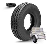 1 Pneumatique 4.80/4.00-8 4PR Avec Chambre Gomme Renforcée Pour Chariot Remorque
