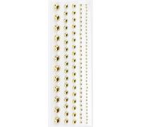 5 bandes de perles adhésives - Doré - Graine créative Doré G