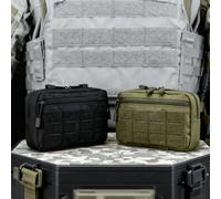 1 pochette tactique, pochette d'administration pour gilet tactique et ceinture, organisateur d'outils utilitaires pour activités de plein air et rangement EDC