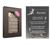 1 Poème Parrain - Fée (spécialiste des Cadeaux Parrain Marraine Baptême)