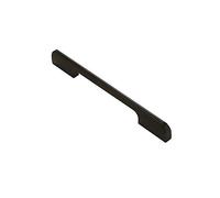1 poignée de porte en alliage d'aluminium pour armoire, commode, tiroir, porte de placard de cuisine, porte de placard - Centre de trou 320 mm - Noir