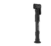 1 pompe à vélo portable légère de 120 psi avec outil multifonction à cliquet, gonfleur de pneu compatible avec Schrader et Presta for les réparations d'urgence à vélo(Black)