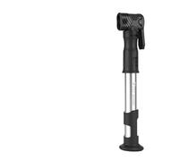 1 pompe à vélo portable légère de 120 psi avec outil multifonction à cliquet, gonfleur de pneu compatible avec Schrader et Presta for les réparations d'urgence à vélo(Silvery tool set)
