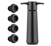 1 Pompe À Vide Pour Bouteille De Vin Et 4 Bouchons De Bouteille De Vin, Bouchons De Bouteille En Silicone, Bouchons De Bouteille De Conservation Du Vin, Outils D'Ouverture De Bouteille De Vin