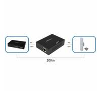 StarTech Répéteur Gigabit PoE+ 1 port – Extendeur PoE 802.3at/802.3af, 1GbE, 100 m