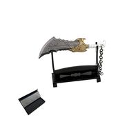 1 porte-clés avec support de présentation « God of War Chaos Blade Thunder Hammer Hache Sword Weapon », Modèle emballé 11, taille unique