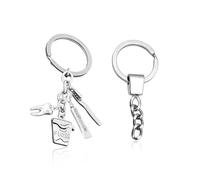 1 Porte-Clés Dent, 1 Porte-Clés, Brosse À Dents, Dentifrice, Charme De Dent, Pendentif Sac À Dos Créatif, Décoration De Clé Personnalisée, Cadeau Porte-Clés Dentiste