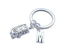 1 porte-clés pour caravane, caravane, camping-car, voyage, 27x8mm, Métal