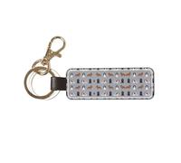 1 porte-clés rectangulaire en cuir, porte-clés, mini pendentif artisanal,Chien Cavalier King Charles Spaniel