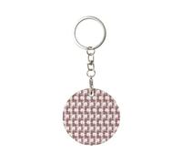 1 porte-clés rond en métal, porte-clés, mini pendentif artisanal,Tous mes meilleurs amis sont des Westies