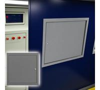 1 porte d'inspection verrouillable avec clé - Panneau d'accès résistant aux intempéries for cloisons sèches, idéal for les trous de compteurs de gaz et l'accès aux services publics(457x711mm)