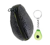 1 porte-monnaie d'avocat, porte-clés en forme de fruits, mini porte-monnaie, porte-monnaie à fruits, accessoire de monnaie, porte-monnaie amusant, marron, Ceinture porte-monnaie