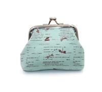 1 porte-monnaie pour femme avec joli motif hibou imprimé moraillon, 1 pièce - 09, Taille unique