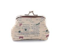 1 porte-monnaie pour femme avec joli motif hibou imprimé moraillon, 1 pièce - 10, Taille unique