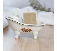 1 porte-savon décoratif en céramique de 14,2 cm (Style 06)