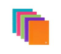 1 porte-vues A4 - School Life - 80 vues - Polypro - Elba - Coloris assortis