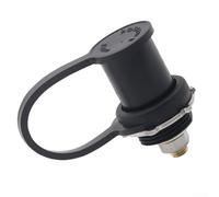 1 poste de chargeur de batterie 3/8" 250 A 12 V DC Borne de jonction d'alimentation pour automobile, marine, VTT - Rouge ou noir, compatible avec 1-14 (noir)