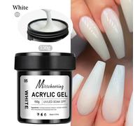 1 Pot 150g Poly Gel Pour Ongles Uv Led Durci Constructeur Gel Pour Ongles Acrylique Cristal Extension D'ongle Gel Pour Ongles Bricolage À La Maison Salon.05.