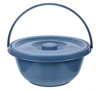 1 pot de chambre portable avec couvercle, urinoir essentiel pour un usage domestique, convient à tous les membres de la famille