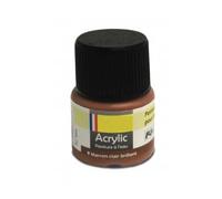 1 pot peinture de maquette : marron clair brillant n° 09-12 ml - pour heller - accessoire maquette