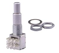 1 potentiomètre B5K/B10K/B50K/B100K/B250K/B500K. Améliorez votre expérience musicale avec le potentiomètre empilé à encliquetage central GuitarFamily Potentiomètre