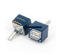 1 potentiomètre de volume double RK27-10 kΩ/20 kΩ/50 kΩ/100 kΩ/250 kΩ/500 kΩ - Commande stéréo à poignée ronde(100k)