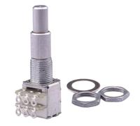 1 potentiomètre empilé B5K/B10K/B50K/B100K/B250K/B500K double concentrique empilé avec potentiomètre d'instruments électriques à détente centrale