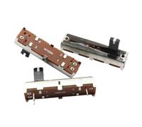 1 potentiomètre linéaire simple à glissière de 35 mm W100K / course de 20 mm avec point blanc/longueur de poignée de 10 mm/fader mélangeur mono
