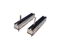 1 potentiomètre mélangeur fader SX2 SX3 SL60V B20k 73 mm à glissière droite double piste 4 broches longueur 15 mm 20 mm(1pcs 15mm)