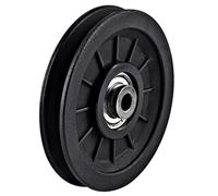 1 poulie de roulement en nylon ronde de rechange pour équipement de fitness, poulie de remise en forme, poulie ronde de remise en forme, roulement de roue de rechange