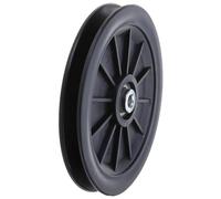 1 poulie de roulement en nylon ronde de rechange pour équipement de fitness, poulie de remise en forme, poulie ronde de remise en forme, roulement de roue de rechange