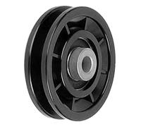 1 poulie de roulement en nylon ronde de rechange pour équipement de fitness, poulie de remise en forme, poulie ronde de remise en forme, roulement de roue de rechange