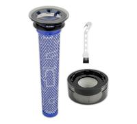 1 Préfiltre, 1 Postfiltre, 1 Brosse, Accessoires Pour Dyson V8 Cyclone | Lot de 3 Filtres HEPA de Qualité Supérieure Pour Aspirateur Vertical, Pièces de Rechange