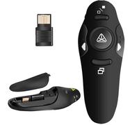 1 Présentateur sans fil pointeur laser rouge télécommande PowerPoint 2 4 GHz souris USB compatible PC Mac .