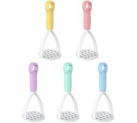 1 presse-purée manuel en silicone de couleur aléatoire, ustensile de cuisine, mini presse-purée pour ustensiles de cuisine antiadhésifs, presse-purée et presse-purée