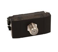 1 prise TV SAT à vis de type F, compatible avec Bticino Living International, couleur noire, série MBL, 1 module
