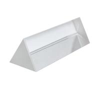 1 prisme optique triangulaire en verre 30 x 30 x 50 mm, réfracteur triple for l'enseignement du spectre lumineux