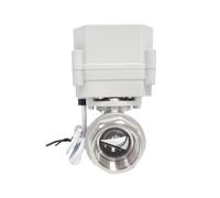 1'' Proprtional Valve V Type Ball 2 Way SS304 DN25 DC9V To 24V Flow Control Valve For Fluid Modulating(BSP Thread,OUTPUT 4-20MA SIGNAL_0-10V)