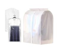 1 protection contre la poussière pour vêtements et 2 sacs à poussière transparents, sac de rangement transparent, protection contre la poussière pour vêtements ménagers, sac à poussière pliable,