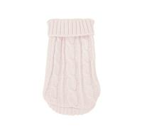 1 pull d'hiver pour chien vêtements classiques pour petits chiens chiot chat pull tricoté teckel vêtements schnauzer (couleur : blanc laiteux, taille : XL (14) 4-7 kg)