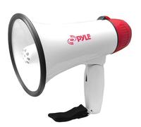 1 Pyle PMP37LED Mégaphone Rouge 30 Watt Avec Lumières LED Et Sirène pour Grève