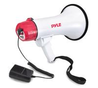 Pyle Mégaphone Professionnel PMP40 40 W – Portée jusqu'à 300 m – Blanc et rouge