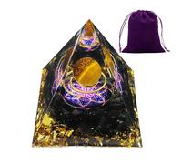 1 pyramide en cristal, tour d'énergie en cristal de pierre de lune, générateur d'énergie positive, cristal de quartz améthyste transparent, approprié pour les cadeaux et la décoration de la chambre.