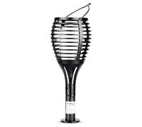 1 pz 0.45W Solar Wall/Bollard/Hanging Light Flame 2200K