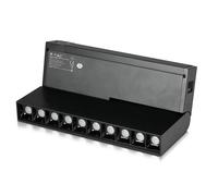 1 pz 102W LED Magnetic SMD Gimbal Linear Spotlight Black IP20 24V 4000K