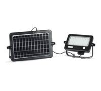 1 pz 10W LED Solar Floodlight Detachable Black Body 4000K