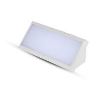 1 pz 12W LED Landscape Outdoor Soft Light Medium 3000K White Body IP65