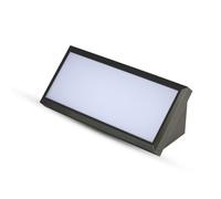 1 pz 12W LED Landscape Outdoor Soft Light Medium 4000K Black Body IP65